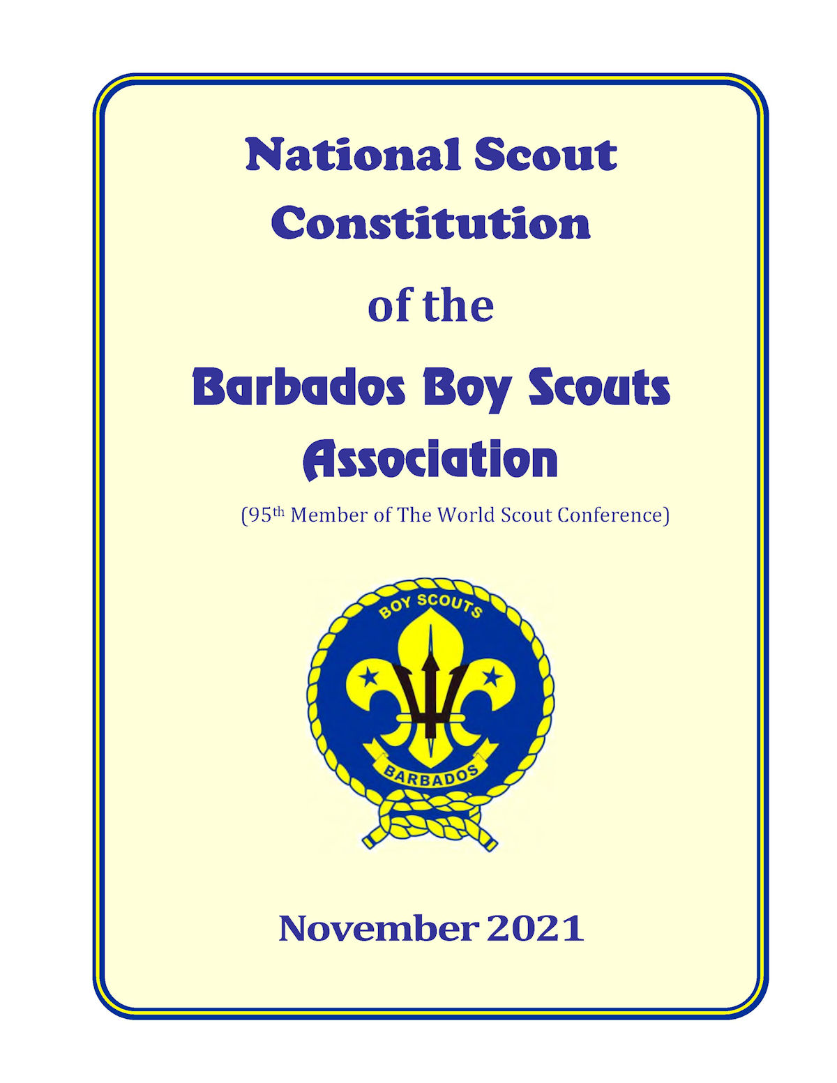BBSA National Scout Constitution 2021
